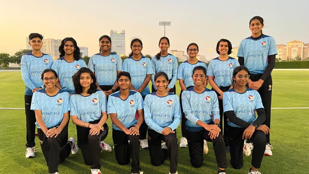 Members of the UAE under 19 team. (Supplied photo)