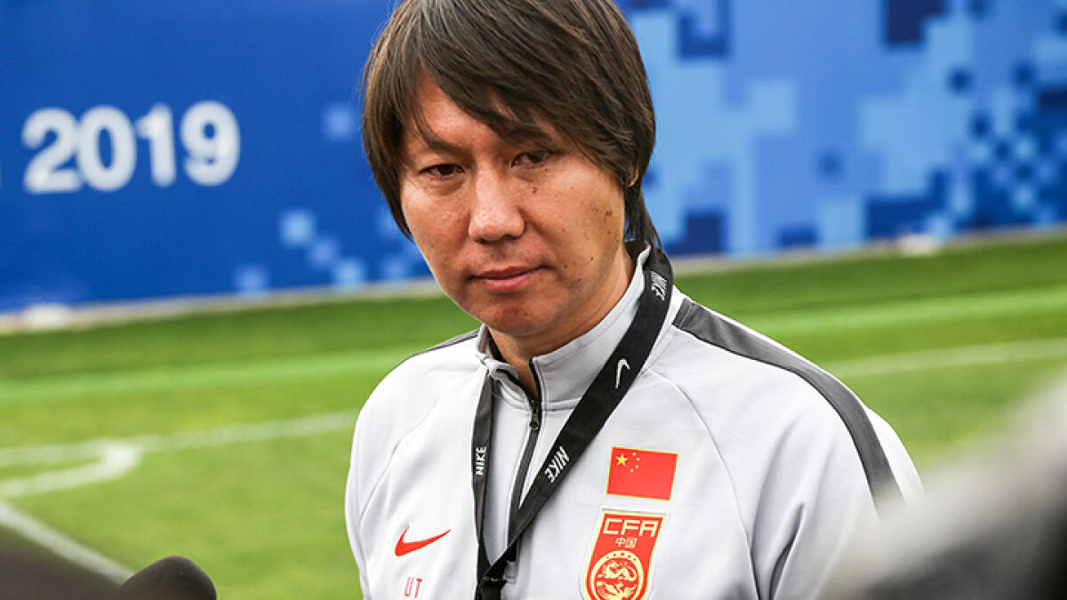 Head coach Li Tie said, apart from regular practice, the team plan to have two games with Shanghai Shenhua and Shanghai SIPG respectively. -- AFP file