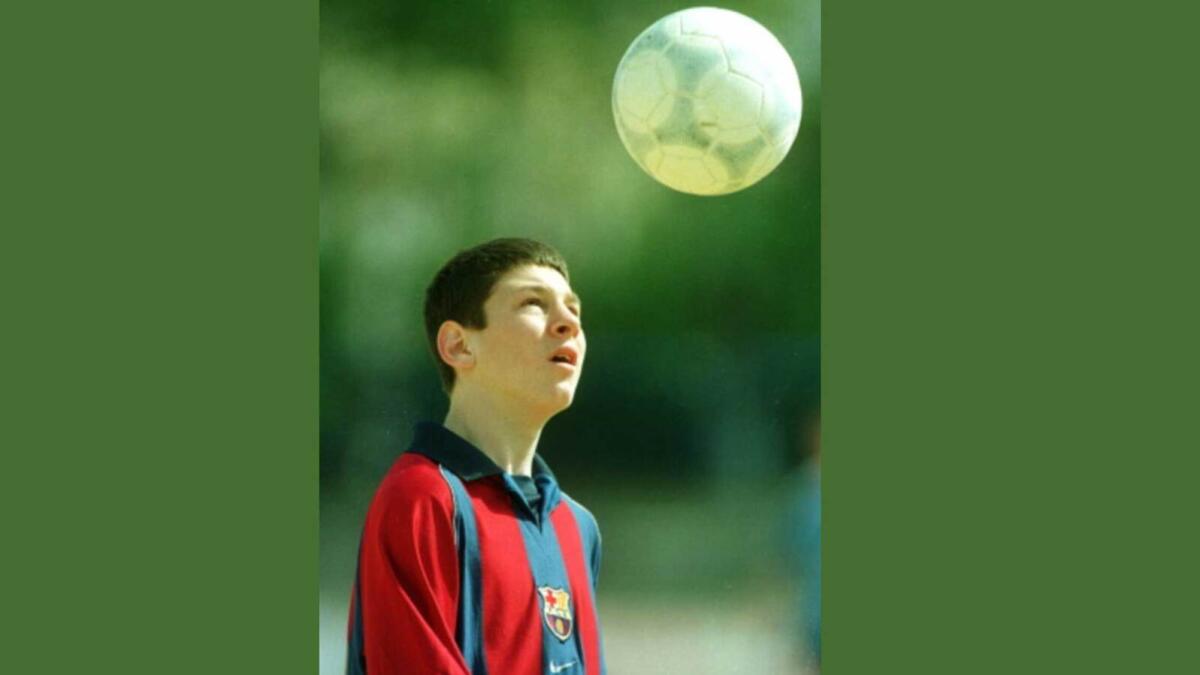 Lionel Messi joined Barcelona's famous La Masia academy in 2000 as a teenager