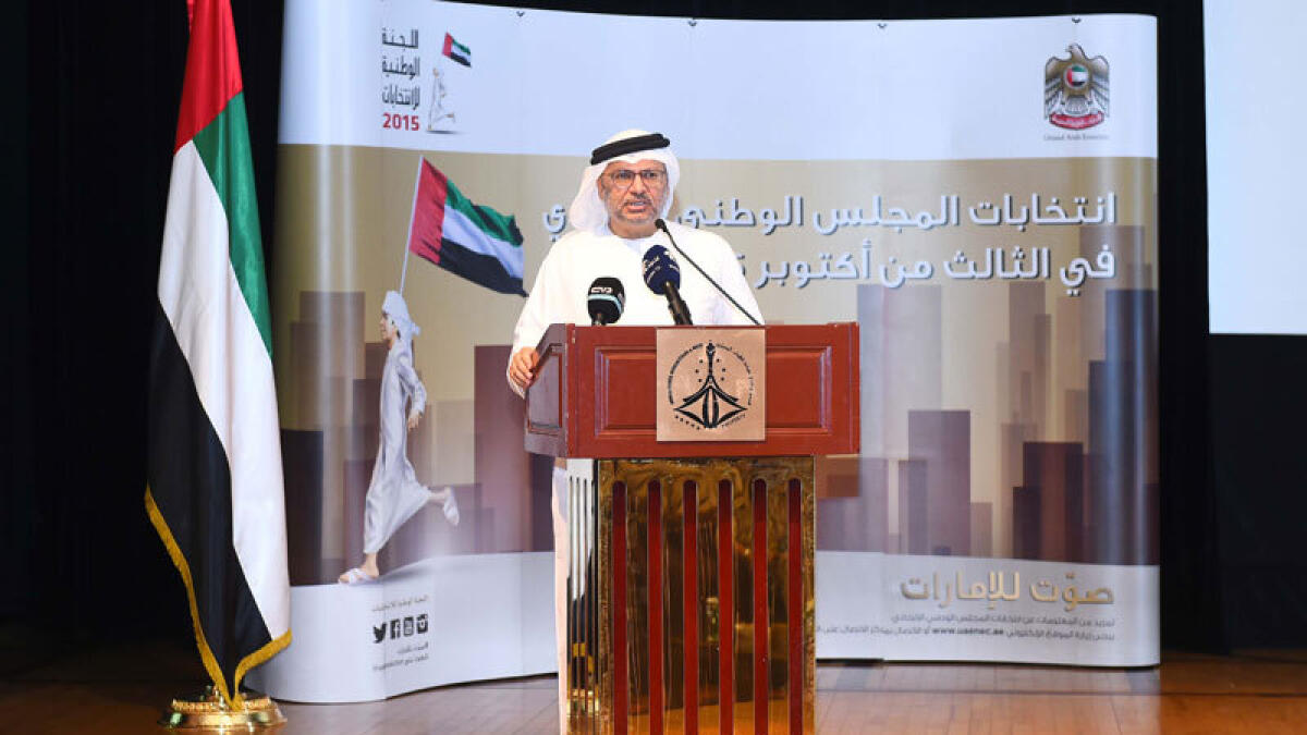 Emirati youth are key pillars in UAE electoral process, says Gargash