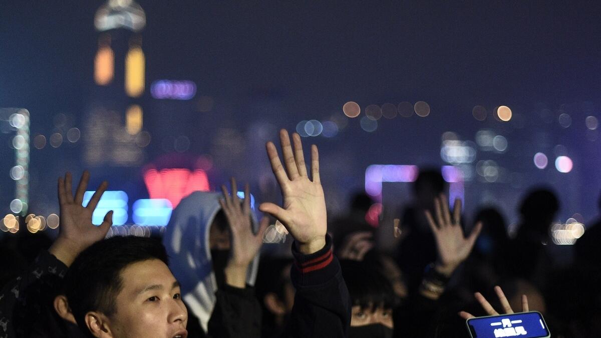 After more than six months of near-daily demonstrations, Hong Kong ushered in 2020 with tear gas and water cannon, as pro-democracy protesters took their movement into the new year with midnight countdown rallies and a massive march planned for January 1.