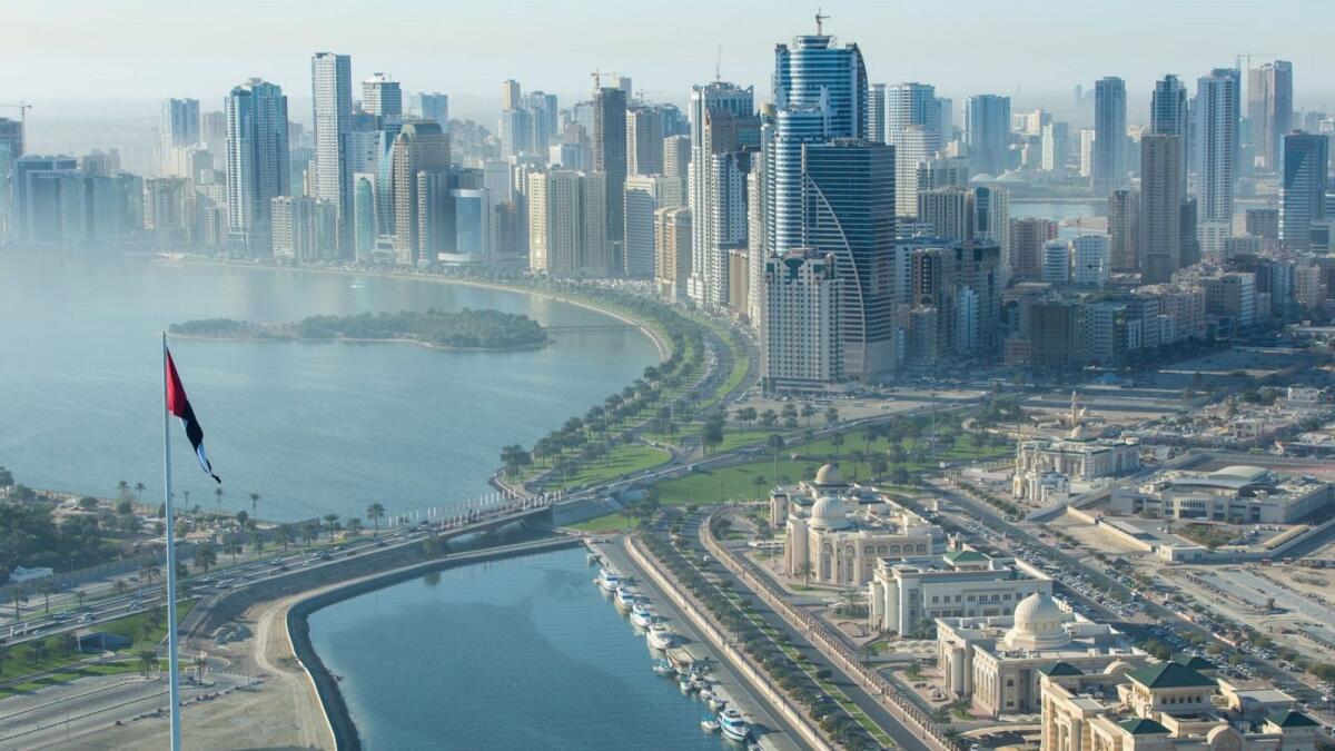 Flag Island in Sharjah Emirate. Data shows that Sharjah’s trading sector was the most significant contributor to GDP at 23.8 per cent. — Supplied photo