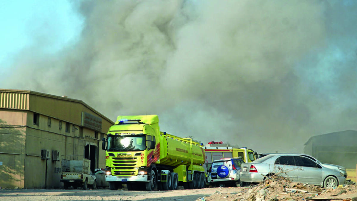 cigarettes, major cause, causes of fire, uae, last year, sharjah police, fire causes