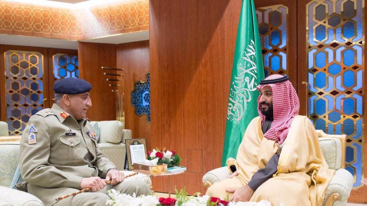 Saudi Crown Prince meets with Pakistani army chief