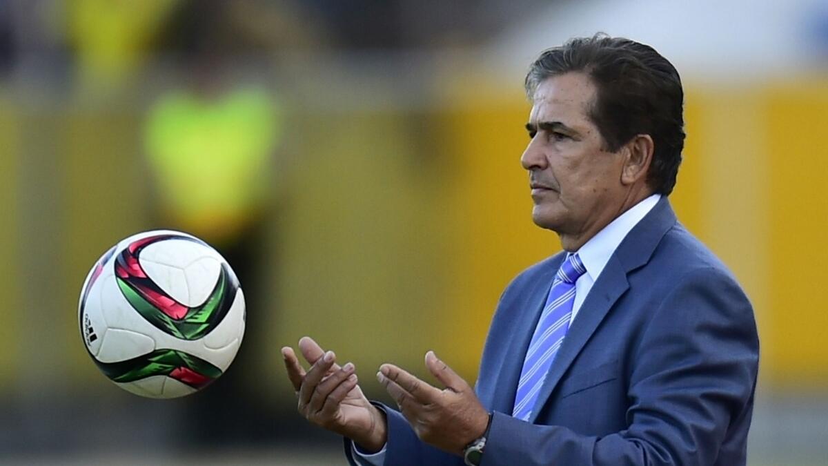 Colombian Jorge Luis Pinto may have to recreate the same magic that he weaved with the Costa Ricans. - AFP file