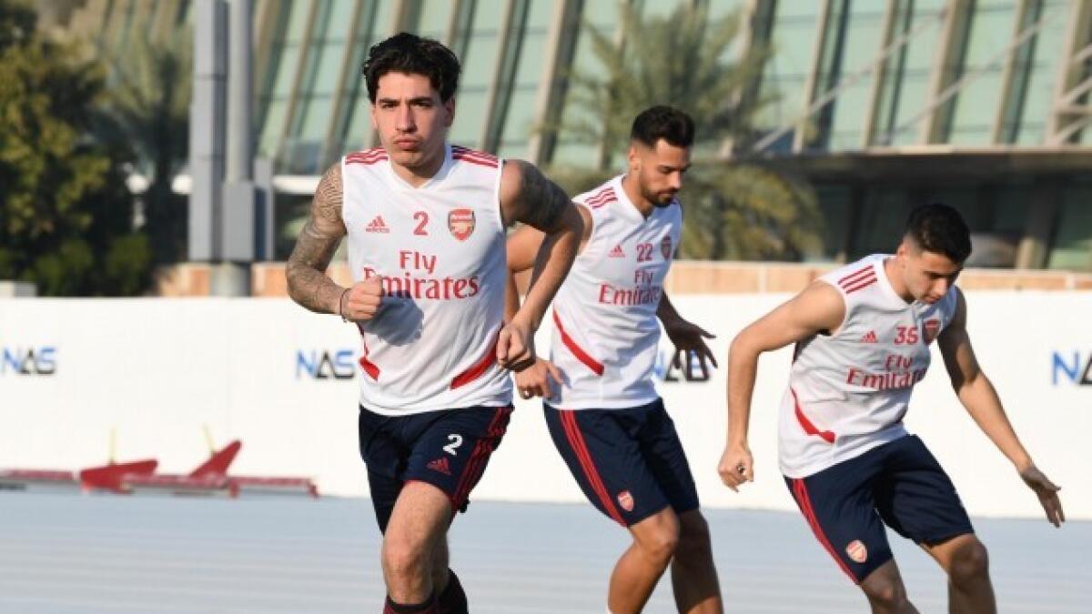 Arsenal, prepares, Premier League run, training camp, Dubai, 