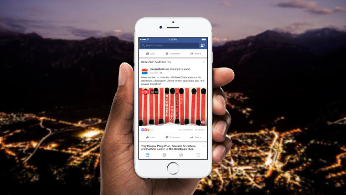 Facebook debuts Live Audio on its platform