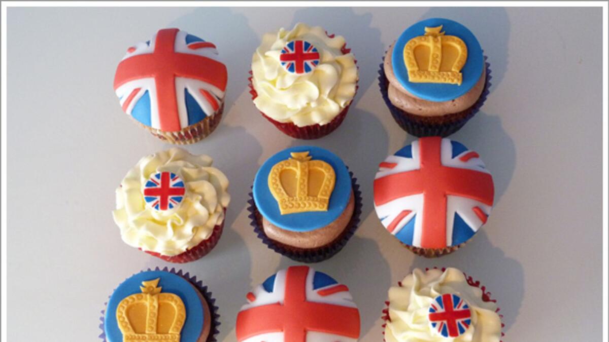 Queen's Platinum Jubilee-Cupcakes.-SUPPLIED PHOTO