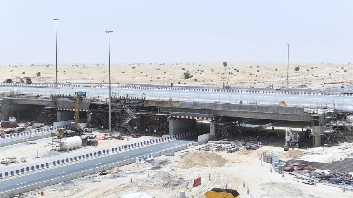 65% of Al Qudra-Lehbab roads intersection completed