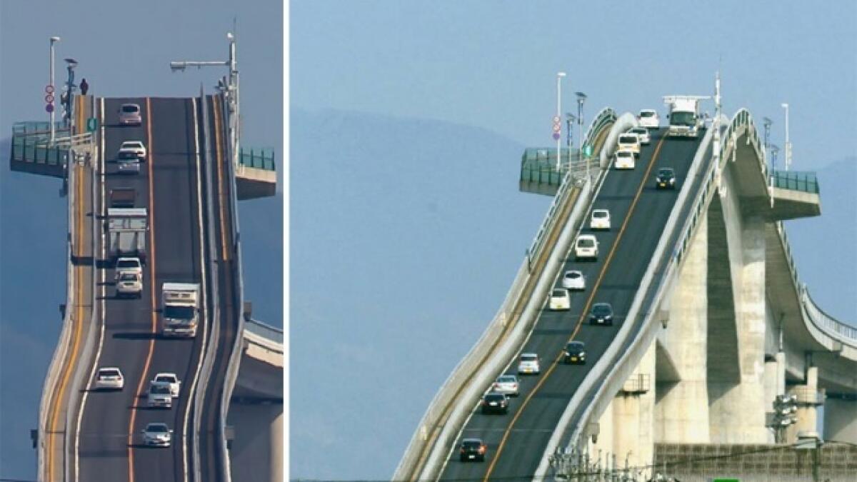 Watch: Japans roller coaster bridge 