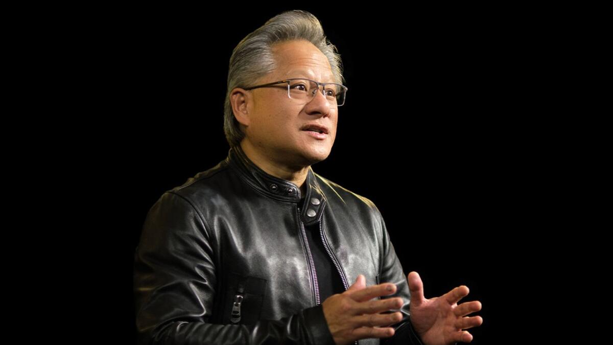 Jensen Huang, NVIDIA’s founder and CEO, at the GeForce® Beyond: Special Broadcast at GTC.