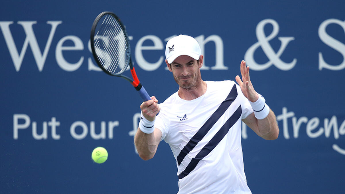 Andy Murray is working his way back to match fitness after undergoing a second hip surgery in January.
