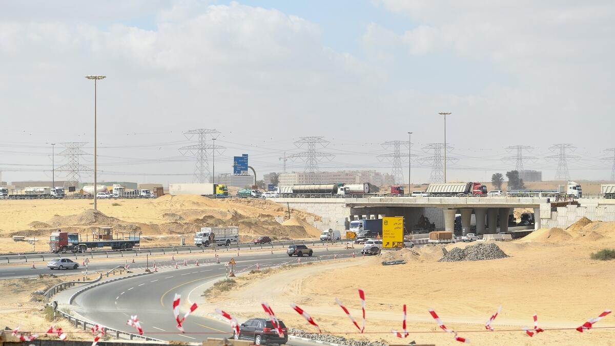Three fast lanes of Emirates Road partially closed