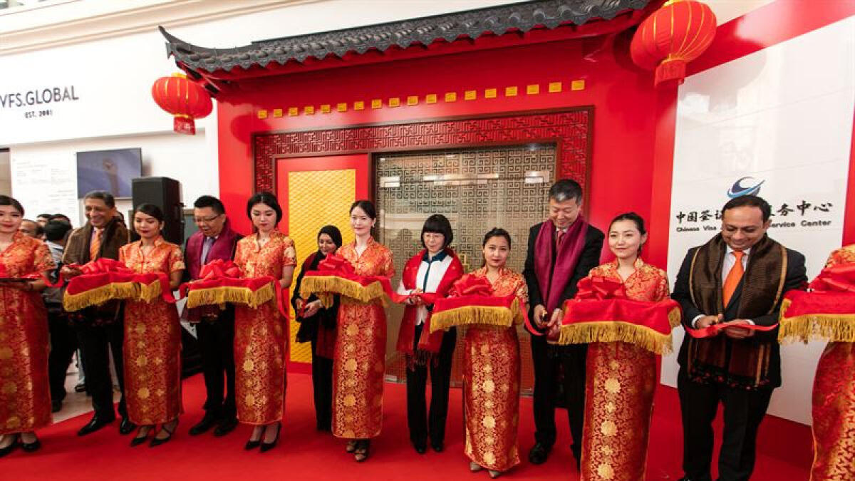 Regions first China visa service center opens in Dubai