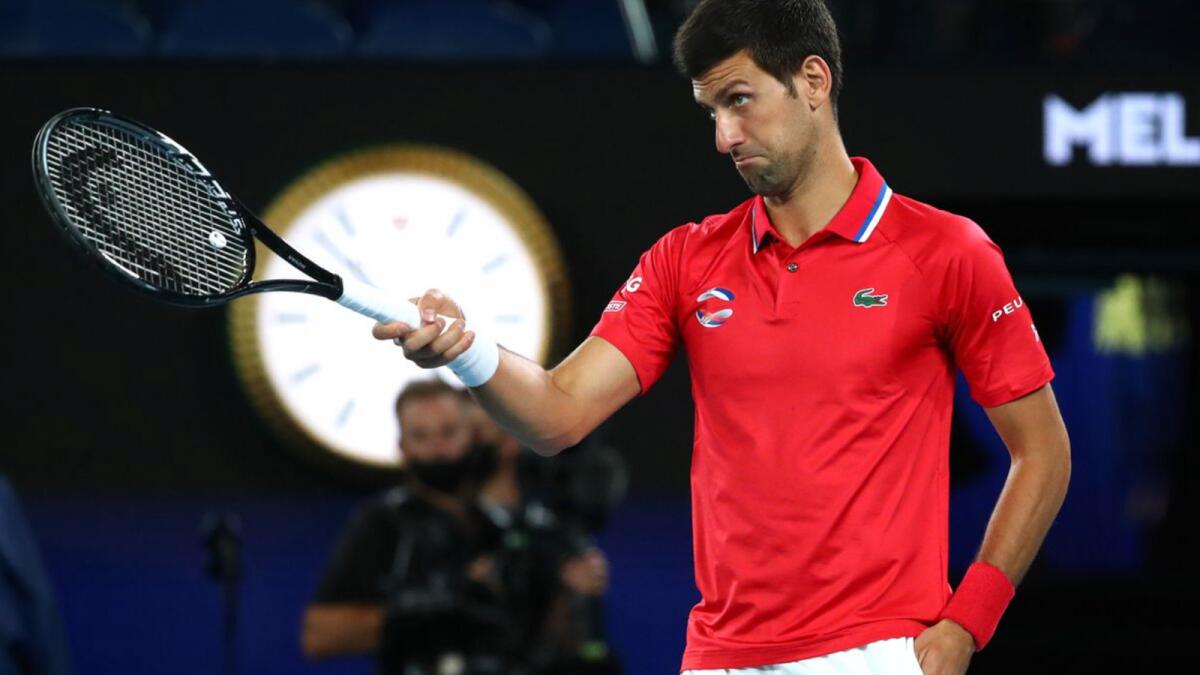 World No.1 Novak Djokovic got a medical exemption. — Reuters
