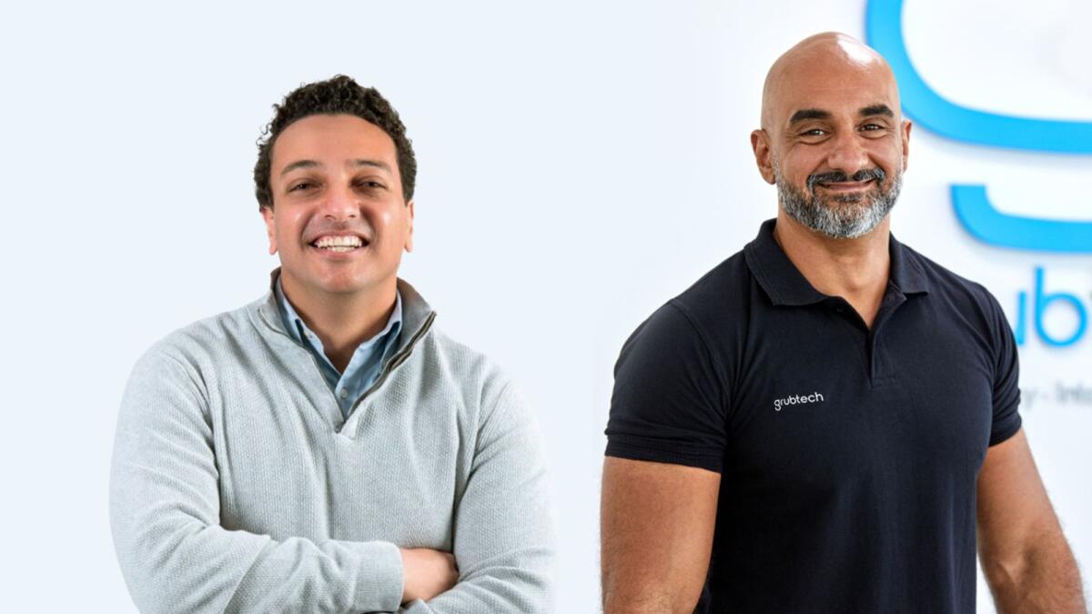Islam Shawky, Co-founder and CEO of Paymob and Mohamed Al Fayed, Co-founder and CEO, GrubTech. — Supplied photo