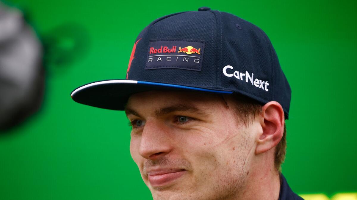 Red Bull driver Max Verstappen of the Netherlands. (AP)