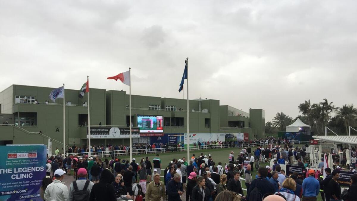 Play suspended for the day at Omega Dubai Desert Classic