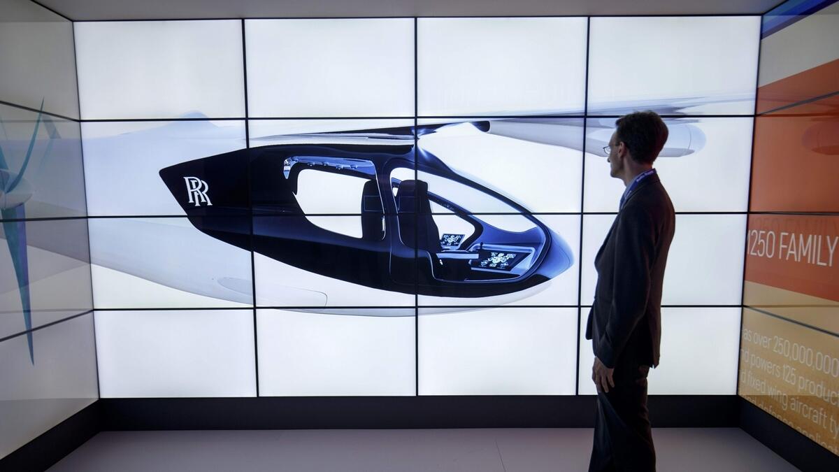 Rolls-Royce unveils hybrid flying taxi at Farnborough