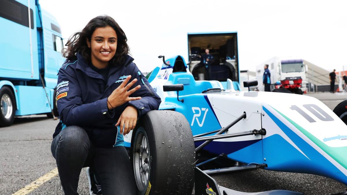 Reema Juffali, the first female racing driver from Saudi Arabia. (Supplied pictures)