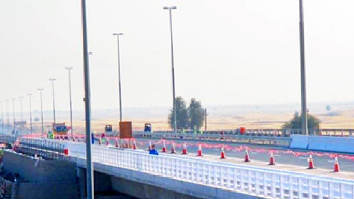 RTA opens new bridge at Al Qudra-Lehbab Road