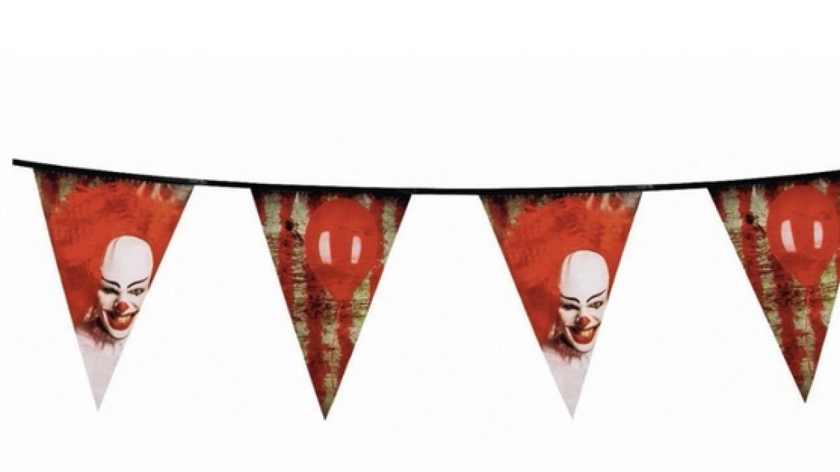 Clown decoration is all the rage this Halloween season.
