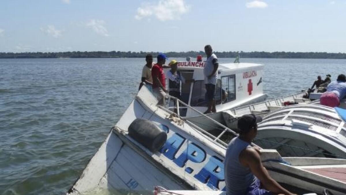 At least 39 killed in two Brazil boat accidents