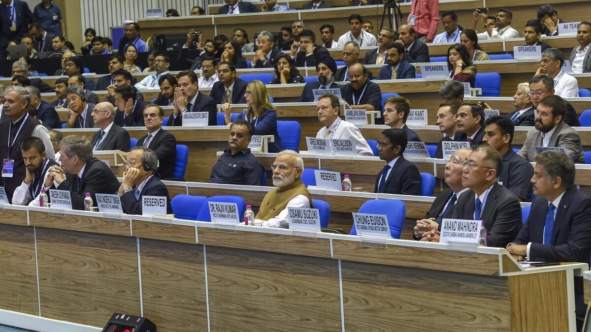 Indian PM Modi unveils grand e-car plan