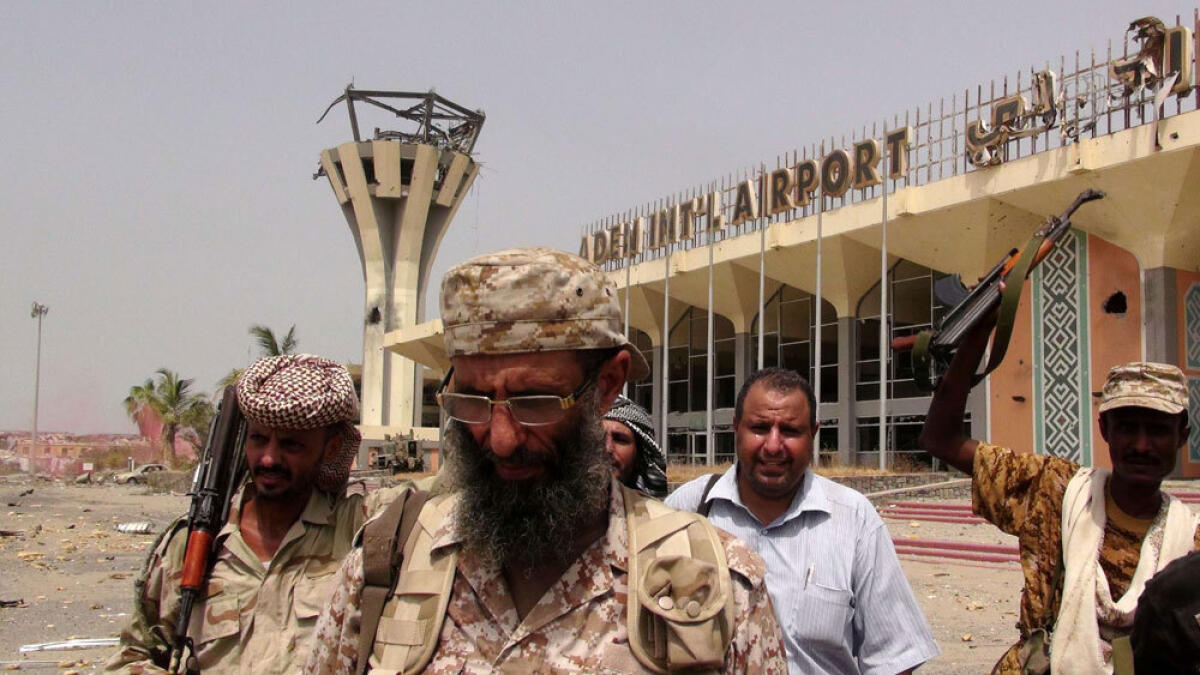 Saudi-backed forces seize Yemens Aden airport