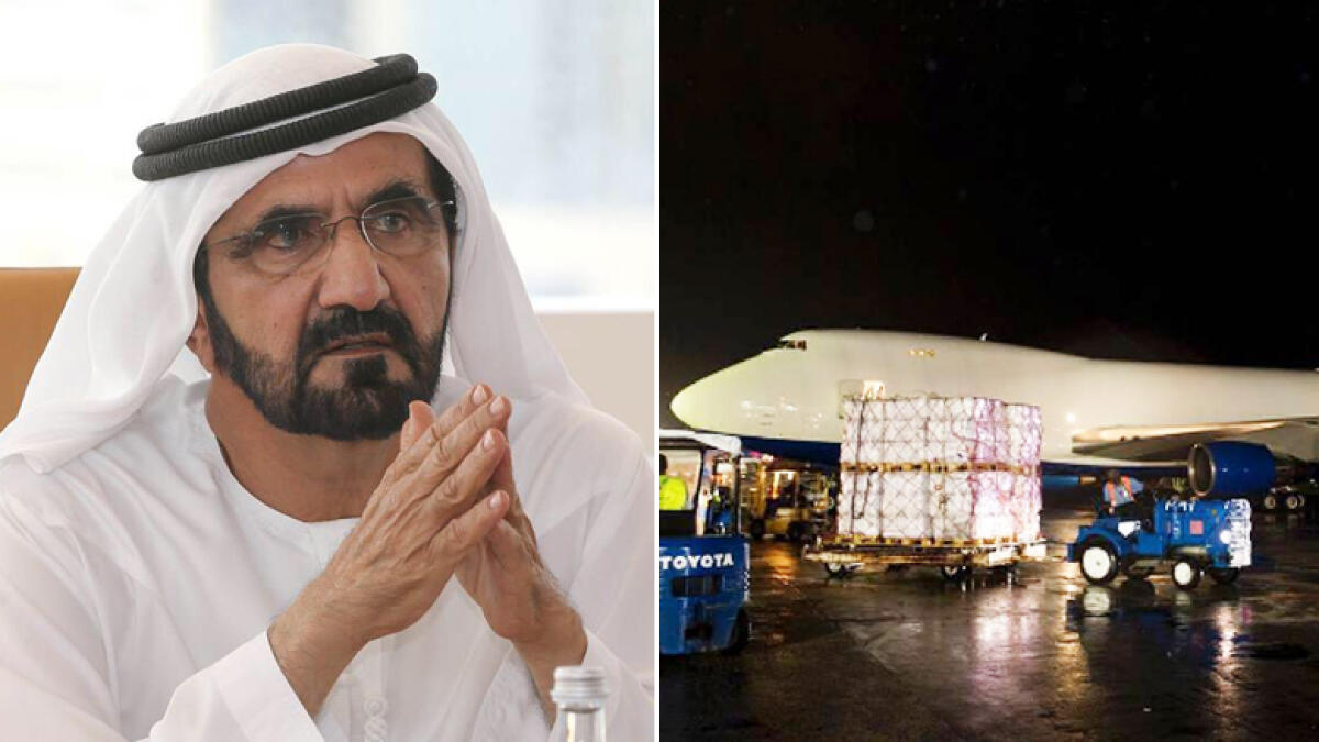 Shaikh Mohammed sends PERSONAL jet to Haiti with aid 