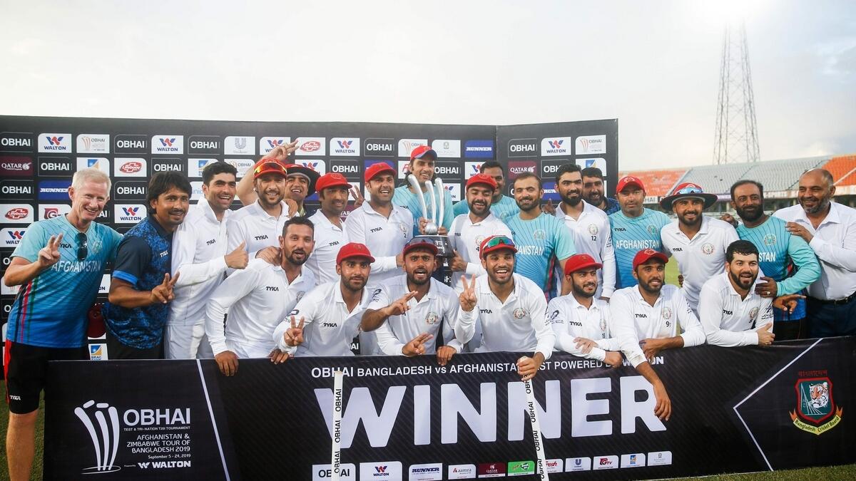 Rashid hails team effort after Afghanistans historic Test win