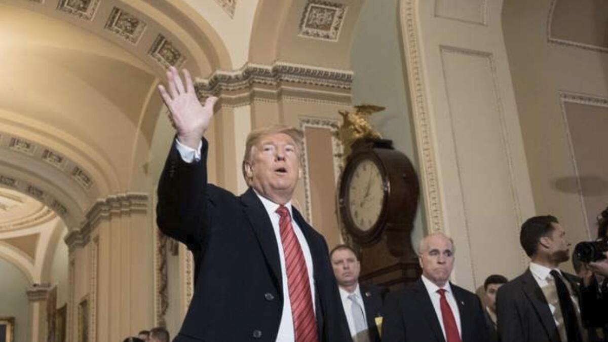 Trump storms out of talks on shutdown, bemoans total waste of time