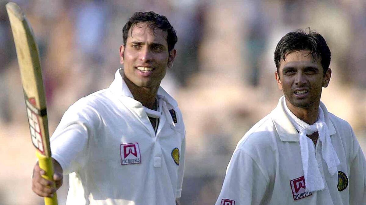 VVS Laxman and Rahul Dravid turned India's fortunes around in the 2001 Kolkata Test against Australia with a 376-run partnership. (AFP file)