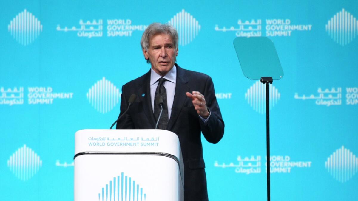 Harrison Ford: Climate change is the greatest nemesis of the century