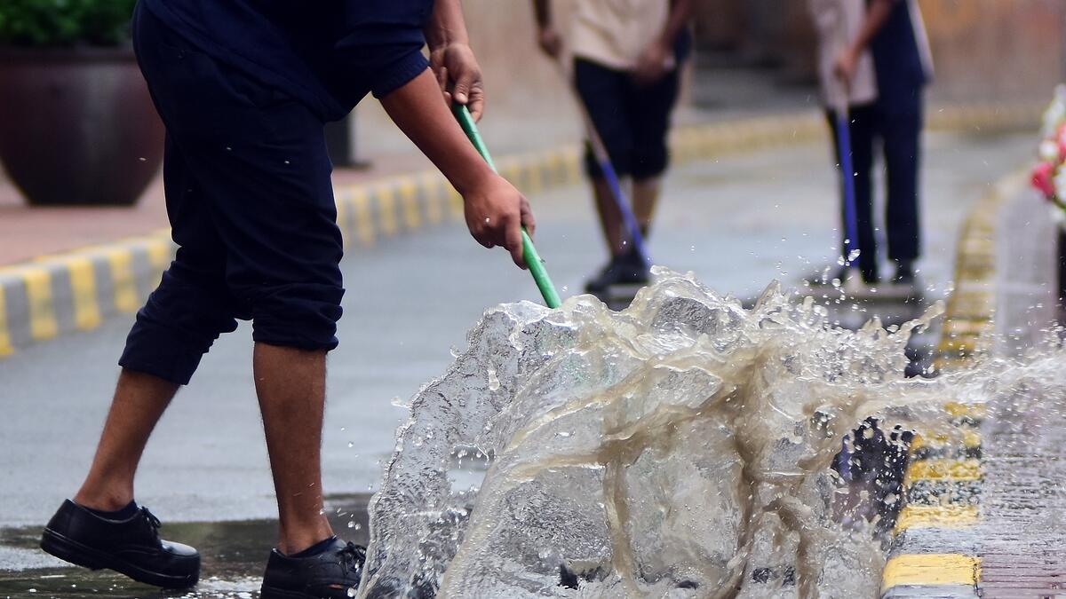 “The millions of gallons collected from all the roads of the emirate are discharged into these reservoirs to help increase our underground water balance.”
