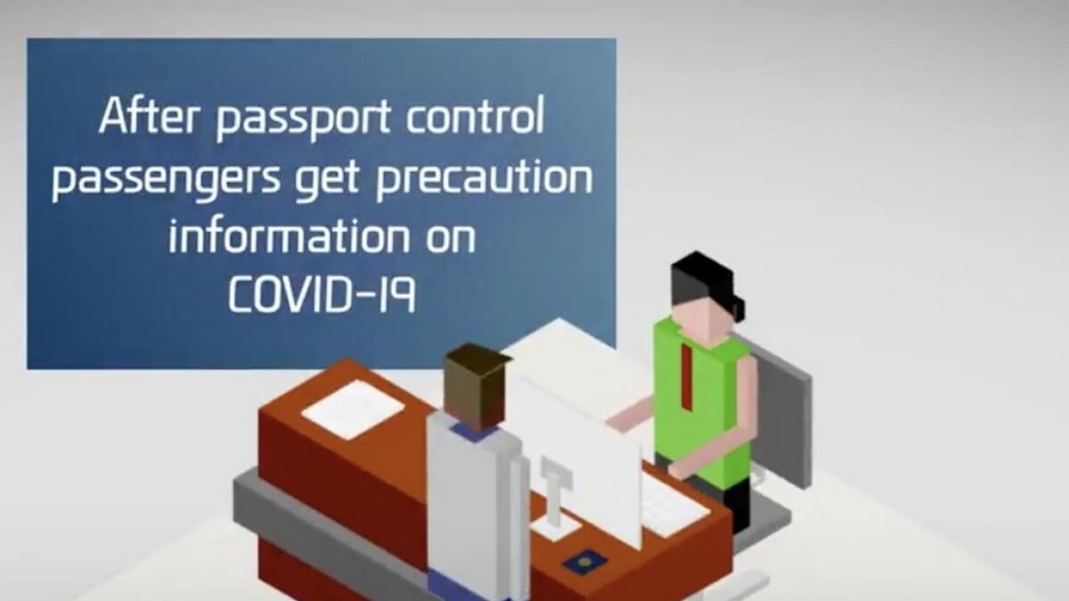 The steps are implemented alongside regular airport processes such as passport control.