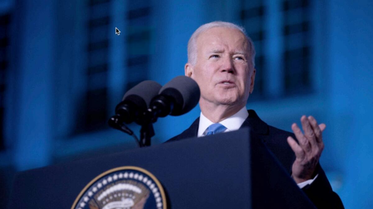US President Joe Biden. — AFP
