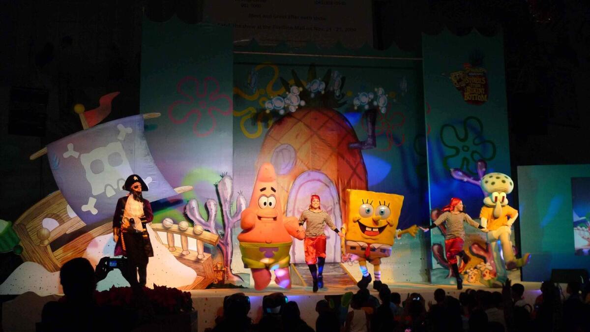 Nickelodeon stars SpongeBob, Dora to perform mall shows in Dubai