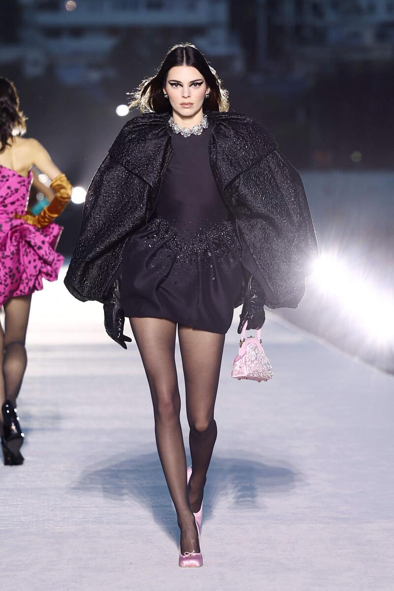Kendall Jenner was among the models on the catwalk