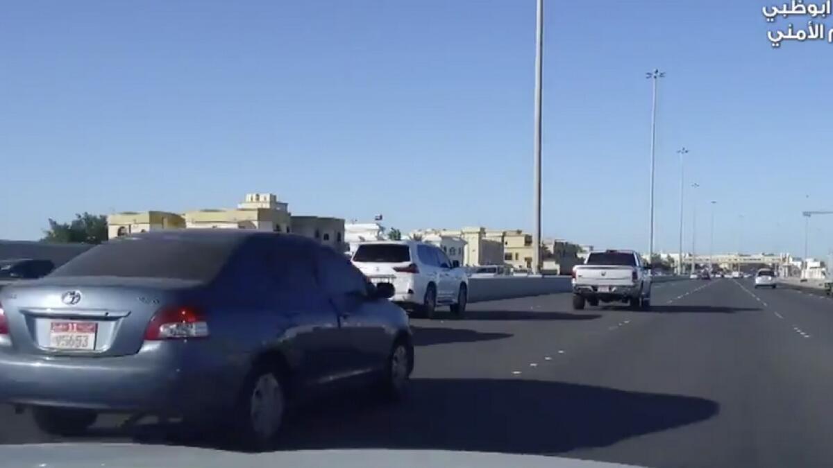  Abu Dhabi Police, fine, driving, speed 