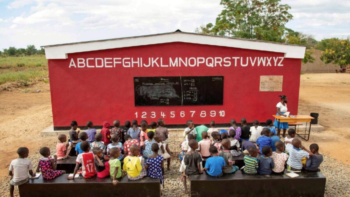 It would’ve taken 70 years to build the primary classrooms that Malawi needs, but this school was erected in just 18 hours. The wonders of technology, indeed. — Photo Courtesy: CDC group