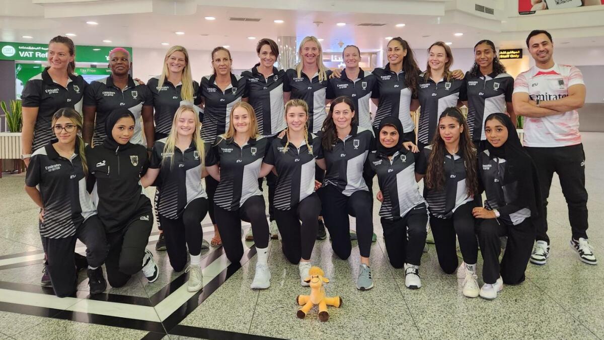 UAE Women's Rugby Team. - Supplied photo