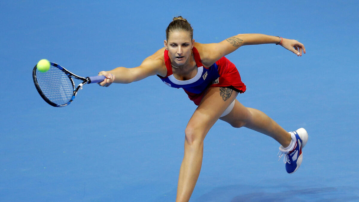 Karolina Pliskova beat Kristina Mladenovic 6-3, 4-6, 16-14 in an epic rubber which lasted 12 minutes short of four hours. — Reuters