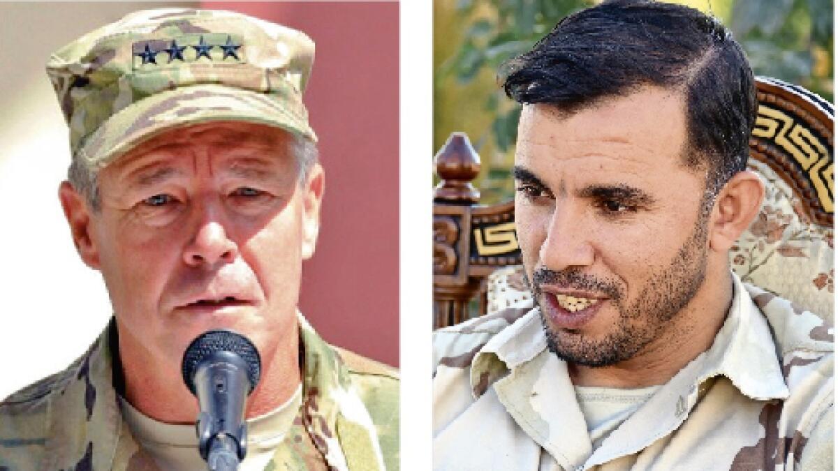 Guard kills top Afghan cop, US general unhurt