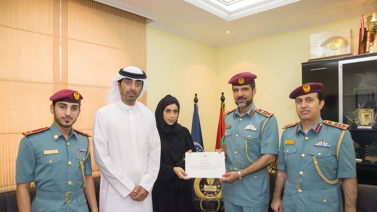 Honours, praises for Emirati woman who saved burning driver