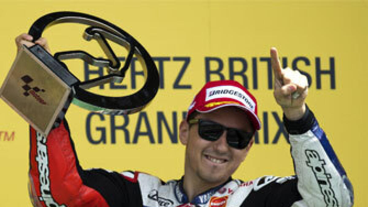 Lorenzo wins British GP, extends overall lead