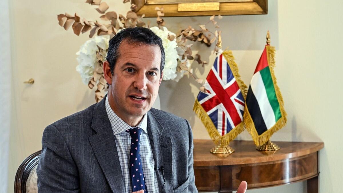 Edward Hobart, British Ambassador to the UAE. — Wam