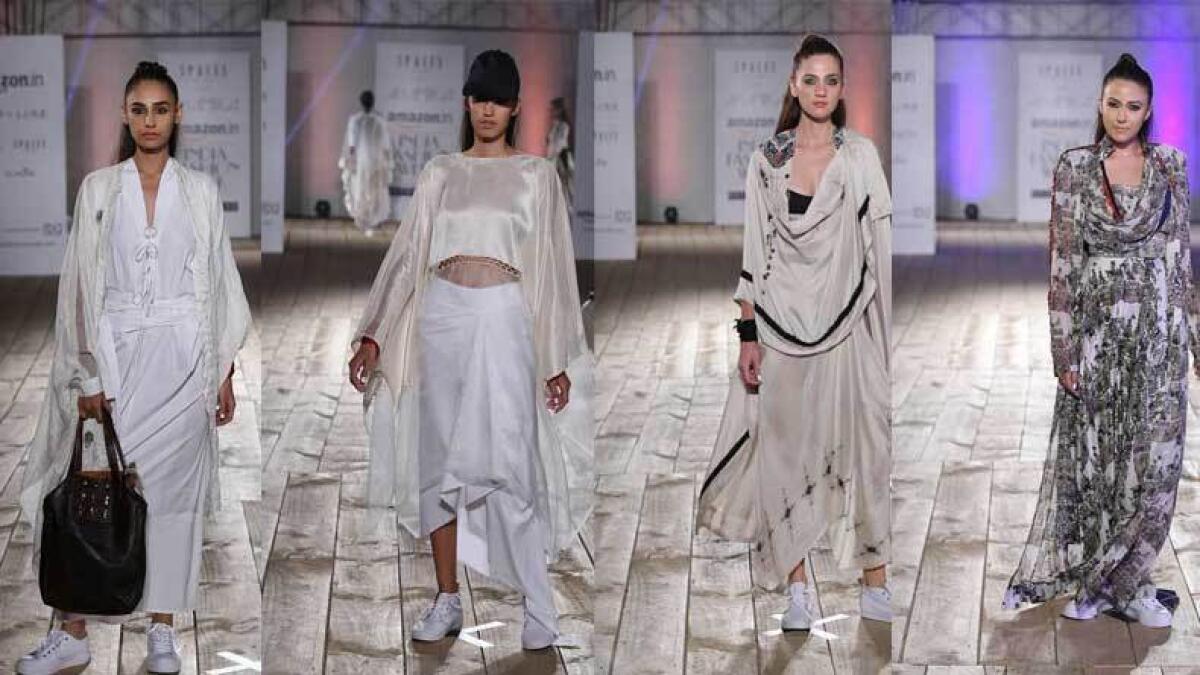 Anamika Khanna sets the bar at Amazon India Fashion Week
