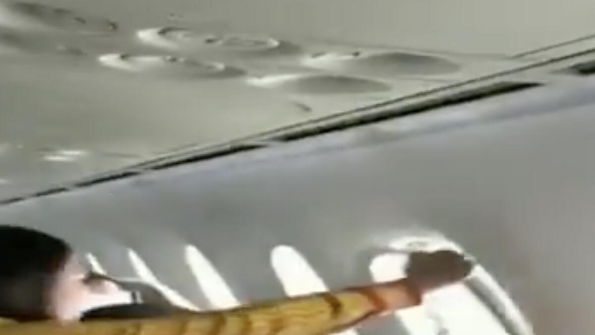 Video: Window panel falls off after Air India plane hits severe turbulence, 3 injured