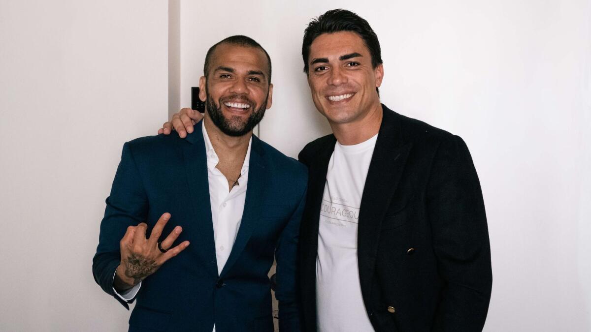 Dani Alves and Ciro Arianna, Co-Founder and CEO of ColossalBit and MetaTerrace